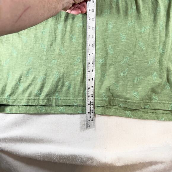 Foundry Supply Co Polo Golf Shirt Men's 3XLT TALL!! All Over Cactus Print Pocket - Picture 4 of 6